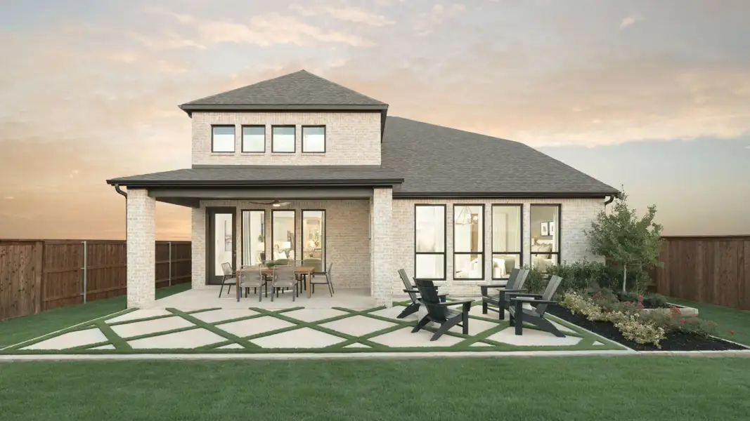 Exterior details and patio area of a home in Eliana, McKinney (Image 24).