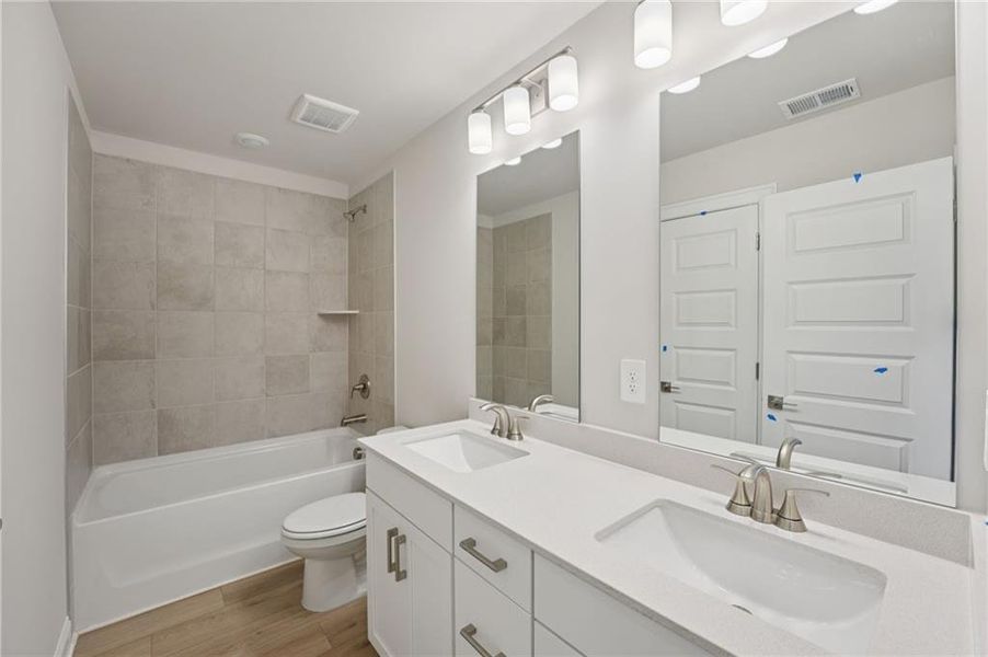 Furnished interior view inside a new home in Hemingway - Highland Series, Cumming (Image 15).