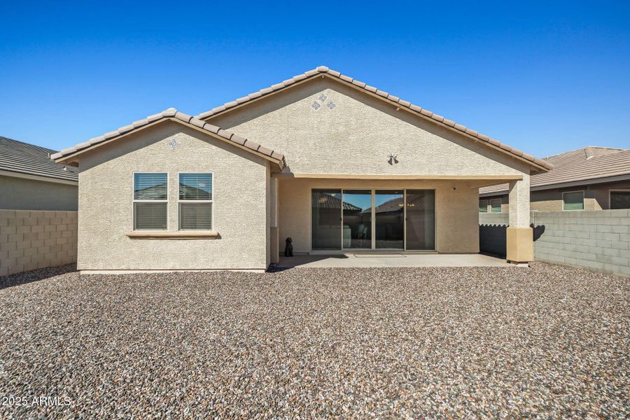 Back Yard and Covered Patio