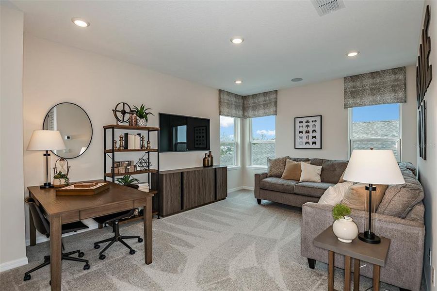 Furnished interior view inside a new home in Indigo Creek, Apollo Beach (Image 5).