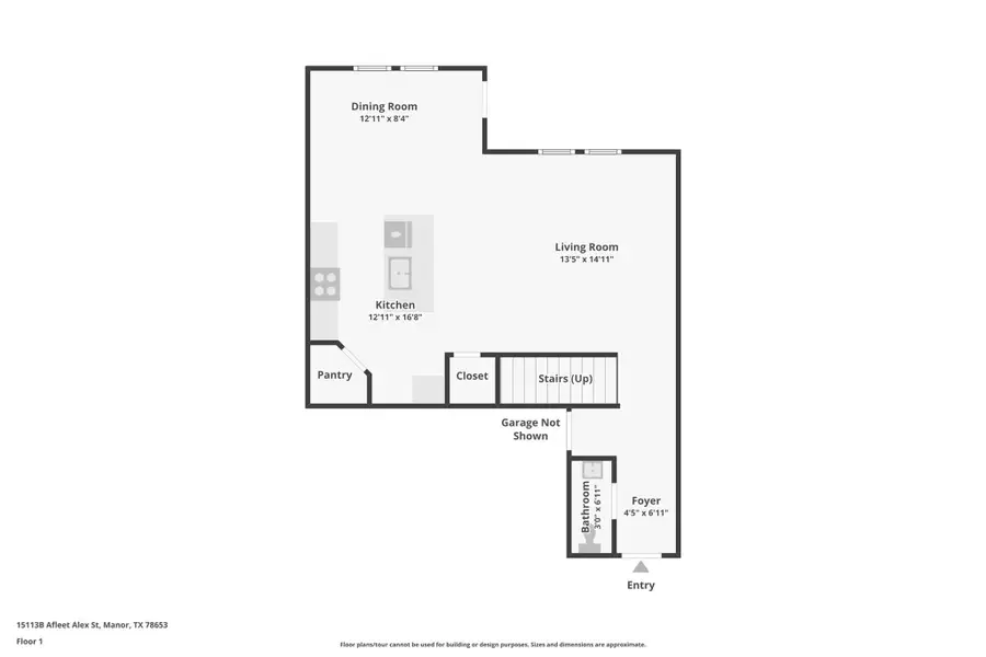 2D floor plan layout of this home in Palomino, Manor, TX (Image 4).