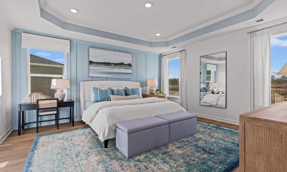 Representative furnished interior of a home built from the The Longboard by Chesapeake Homes in Traditions at Carolina Forest, Myrtle Beach (Image 16).
