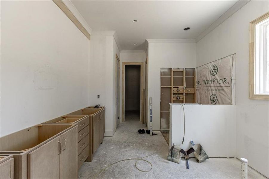 In-progress construction of a new home in , Buford, GA (Image 33).
