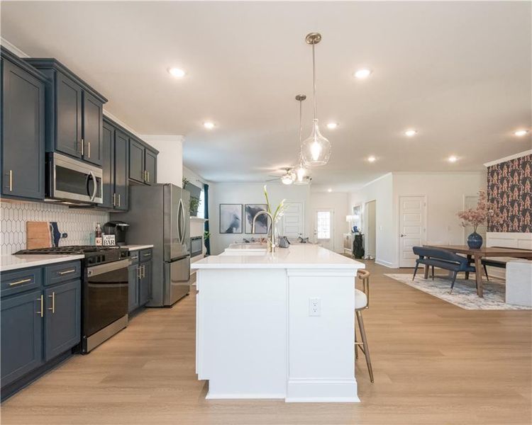 Furnished interior view inside a new home in Cooper's Walk, Loganville (Image 18).