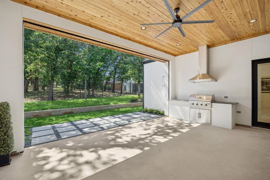 Exterior details and patio area of a home in , Southlake (Image 3).
