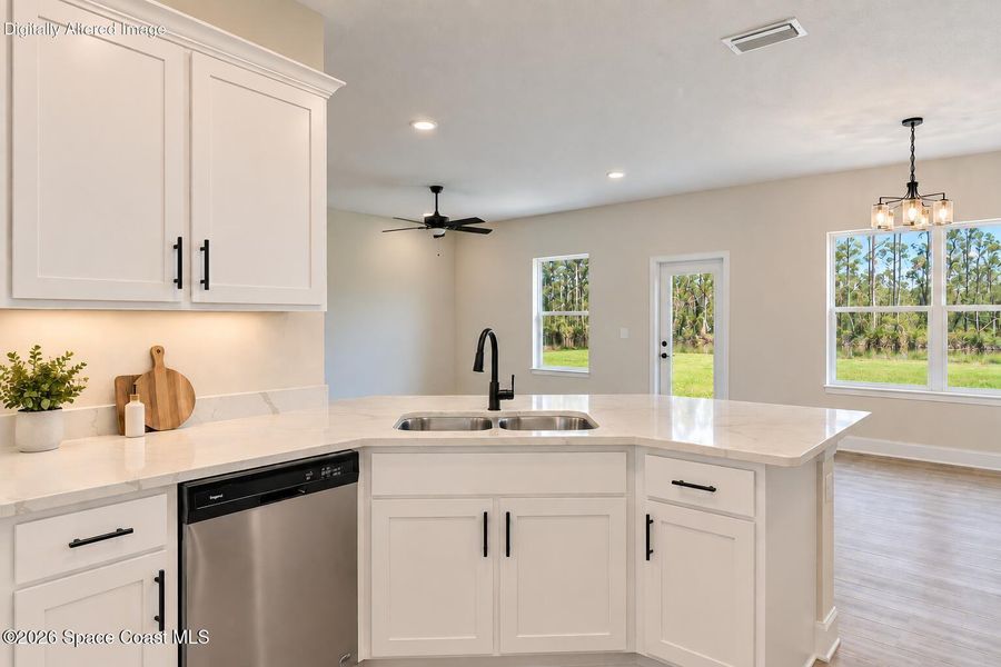 Furnished interior view inside a new home in St. John's Preserve, Palm Bay (Image 5).