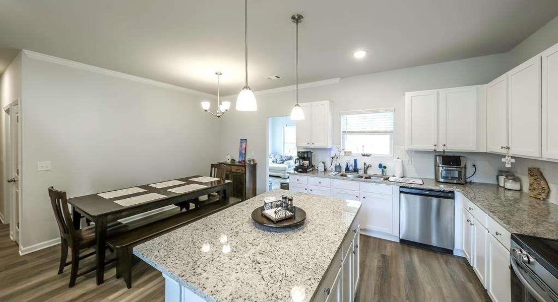 Furnished interior view inside a new home in , Bremen (Image 11).