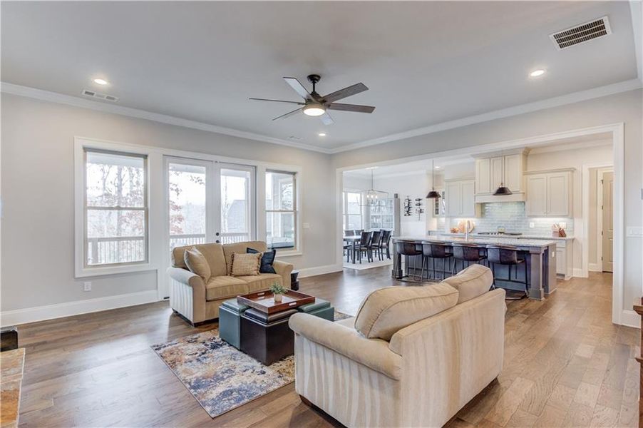 Furnished interior view inside a new home in , Gainesville (Image 13).