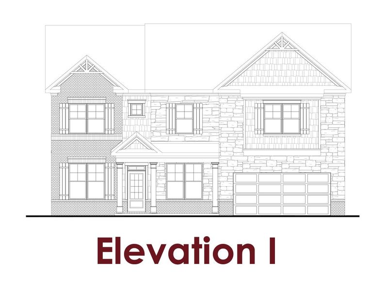 Representative rendering of the exterior for the Cambridge by Chafin Communities (Image 6).