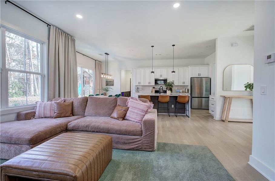 Furnished interior view inside a new home in , Cartersville (Image 37).