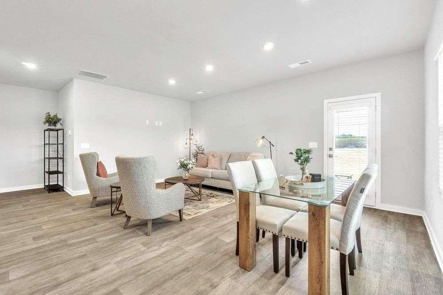 Furnished interior view inside a new home in The Woodlands Preserve, Jackson (Image 14).