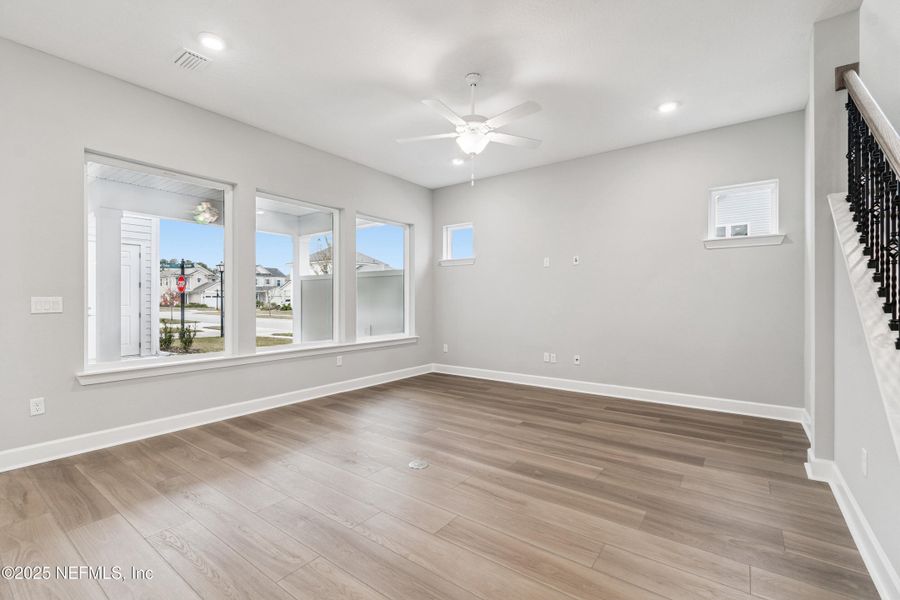 Spacious, unfurnished interior of a new home in Seabrook Village 50’ Rear Entry, Nocatee (Image 23).