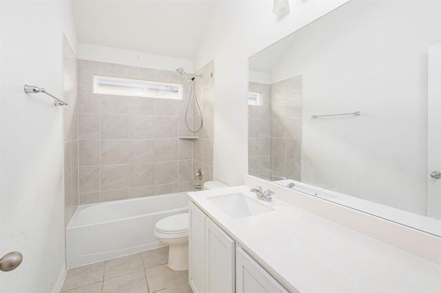 Furnished interior view inside a new home in Woodstone, Providence Village (Image 4).