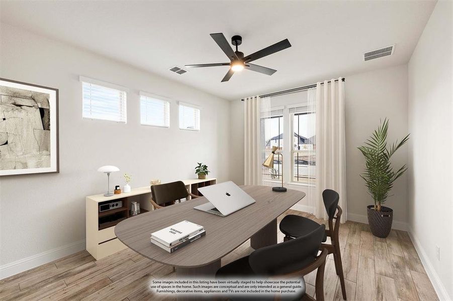 Furnished interior view inside a new home in Sonoma Verde, McLendon-Chisholm (Image 8).