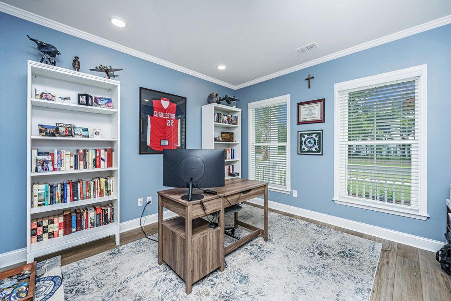 Furnished interior view inside a new home in Sea Island Preserve, Johns Island (Image 14).