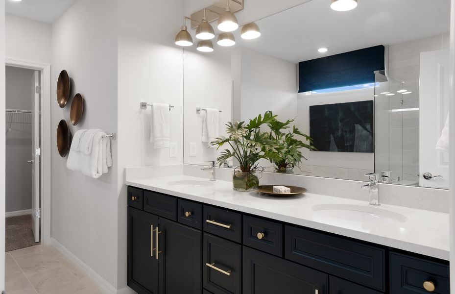 Owner's Bath with Dual Vanities