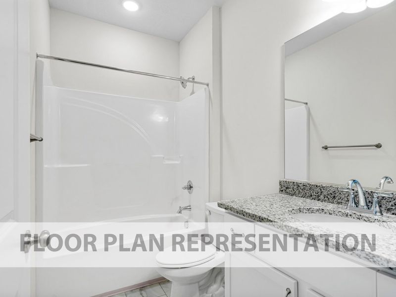 Representative furnished interior of a home built from the Macon 2-Bedroom by Ivey Homes in Caroleton Townhomes, Grovetown (Image 9).