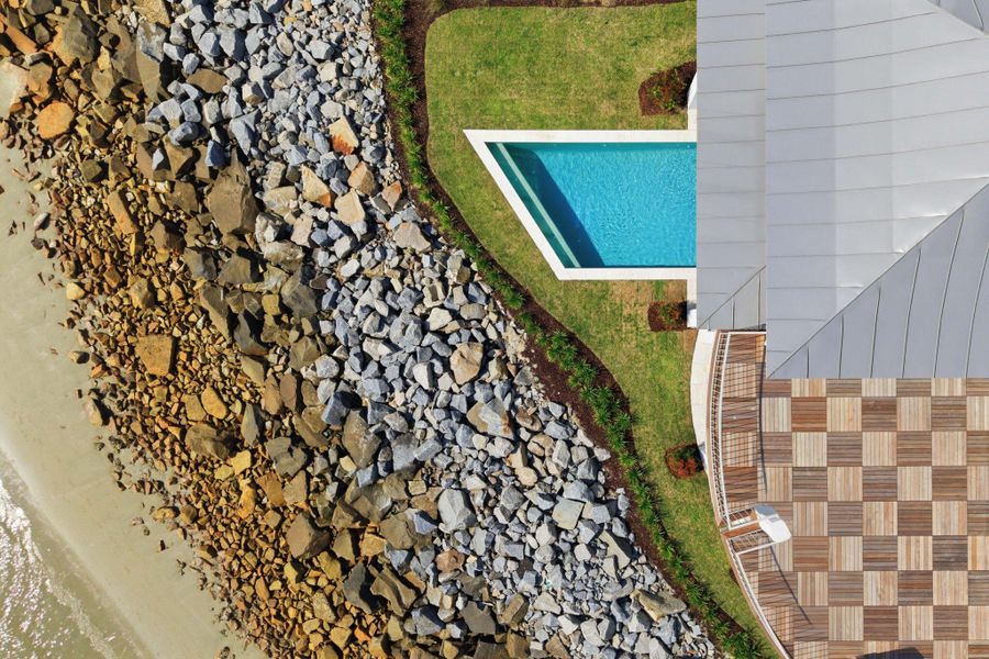 Exterior details and patio area of a home in , Sullivan's Island (Image 40).