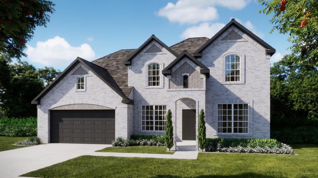 Elevation C | Concept 3218 at Myrtle Creek in Waxahachie, TX by Landsea Homes Elevation C | Concept 3218 at Myrtle Creek in Waxahachie, TX by Landsea Homes