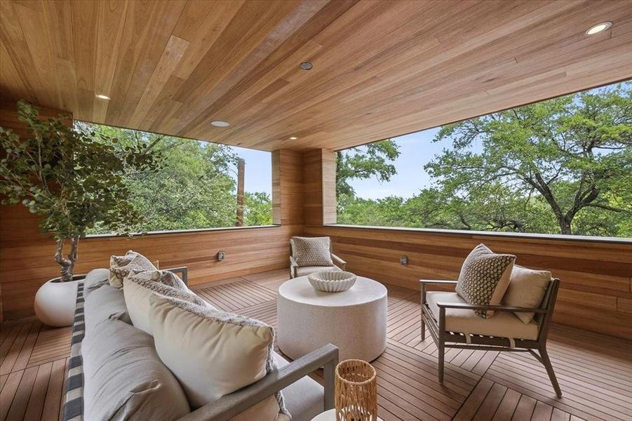 Exterior details and patio area of a home in , Fort Worth (Image 22).