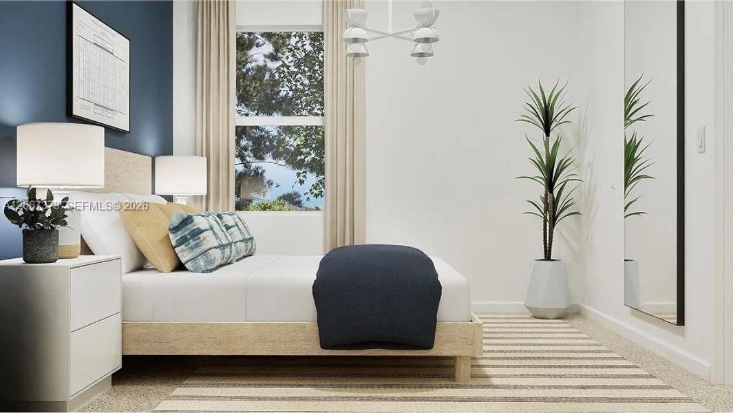 Furnished interior view inside a new home in Coral Landings, Miami (Image 6).