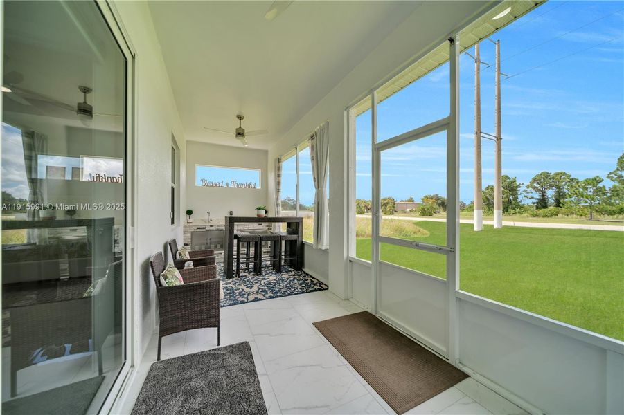 Exterior details and patio area of a home in , Lehigh Acres (Image 3).