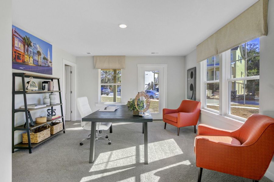 Furnished interior view inside a new home in , Johns Island (Image 11).