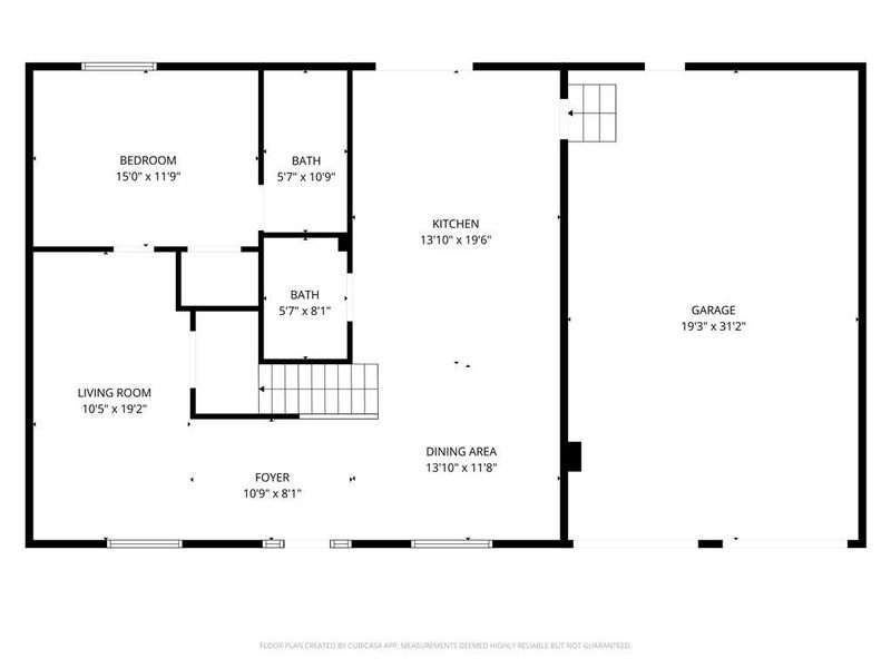 2D floor plan layout of this home in , McCaysville, GA (Image 3).
