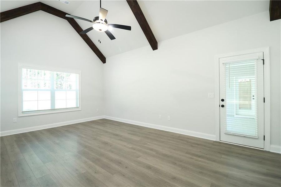 Spacious, unfurnished interior of a new home in Ella Springs, Covington (Image 9). Spacious, unfurnished interior of a new home in Ella Springs, Covington (Image 9).