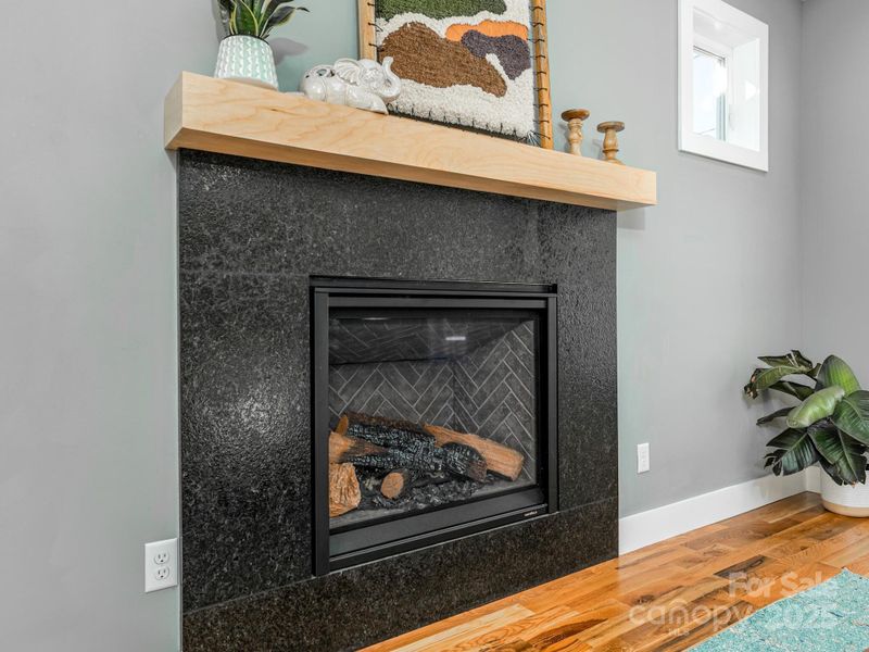 Close-up of interior finishes inside a home in , Asheville (Image 21).