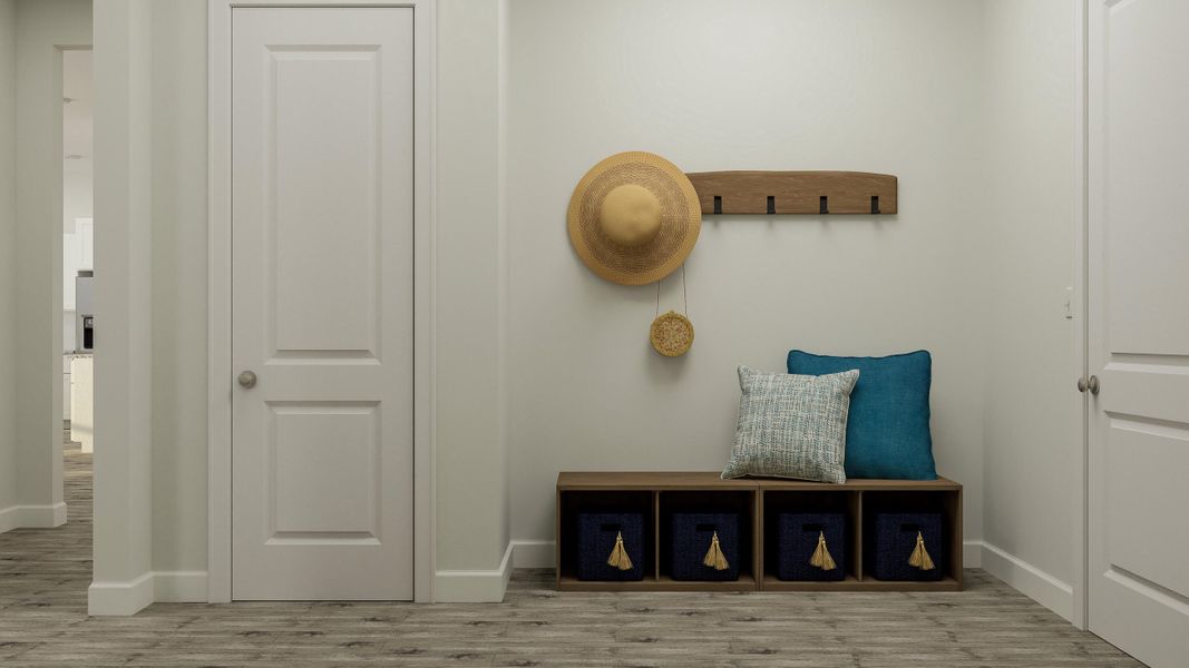 Furnished interior view inside a new home in Horizons at Summers Corner | 55+, Summerville (Image 18).