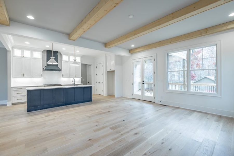 Representative unfurnished interior of a home built from the Carolina A by Riverstone Construction, LLC in Jasper Highlands, Guild (Image 29).