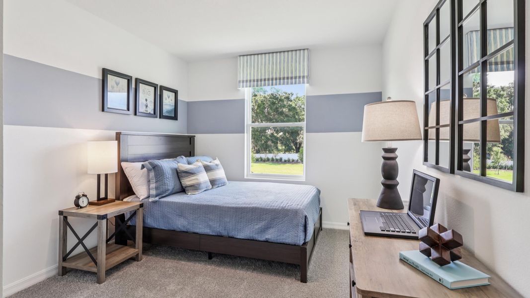 Furnished interior view inside a new home in The Towns at Laurel Commons, Ocala (Image 16).
