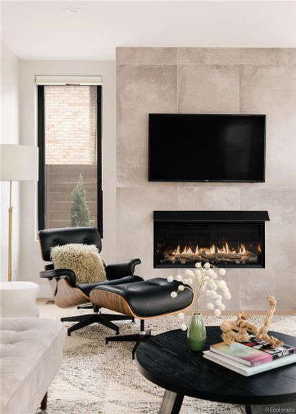 Furnished interior view inside a new home in , Denver (Image 3).