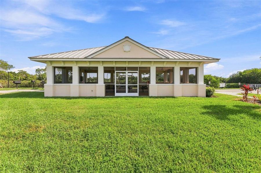 Exterior details and patio area of a home in , Seminole (Image 31).