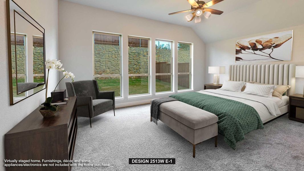 Furnished interior view inside a new home in Flora, Hutto (Image 8).