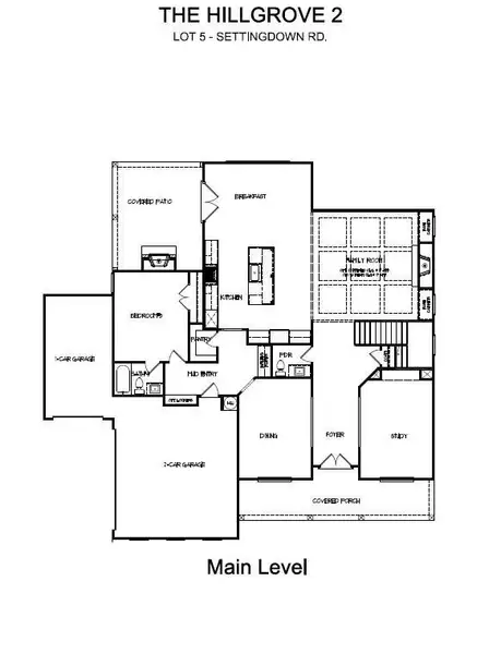 2D floor plan layout of this home in , Cumming, GA (Image 3).