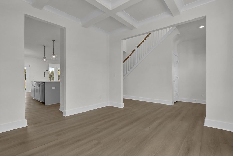 Spacious, unfurnished interior of a new home in East Wynd, Hampstead (Image 16). Spacious, unfurnished interior of a new home in East Wynd, Hampstead (Image 16).