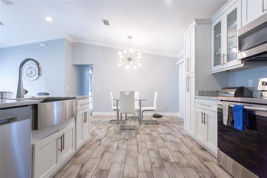 Furnished interior view inside a new home in , Williston (Image 7).