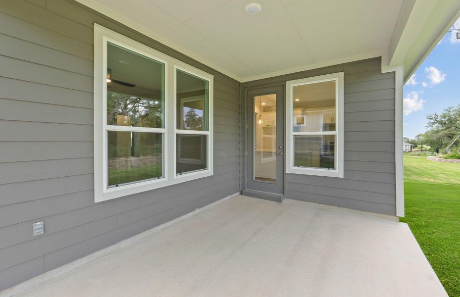 Exterior details and patio area of a home in Sun City Texas, Georgetown (Image 23). Exterior details and patio area of a home in Sun City Texas, Georgetown (Image 23).