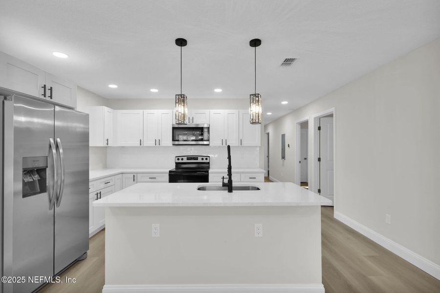 Furnished interior view inside a new home in , Jacksonville (Image 4). Furnished interior view inside a new home in , Jacksonville (Image 4).