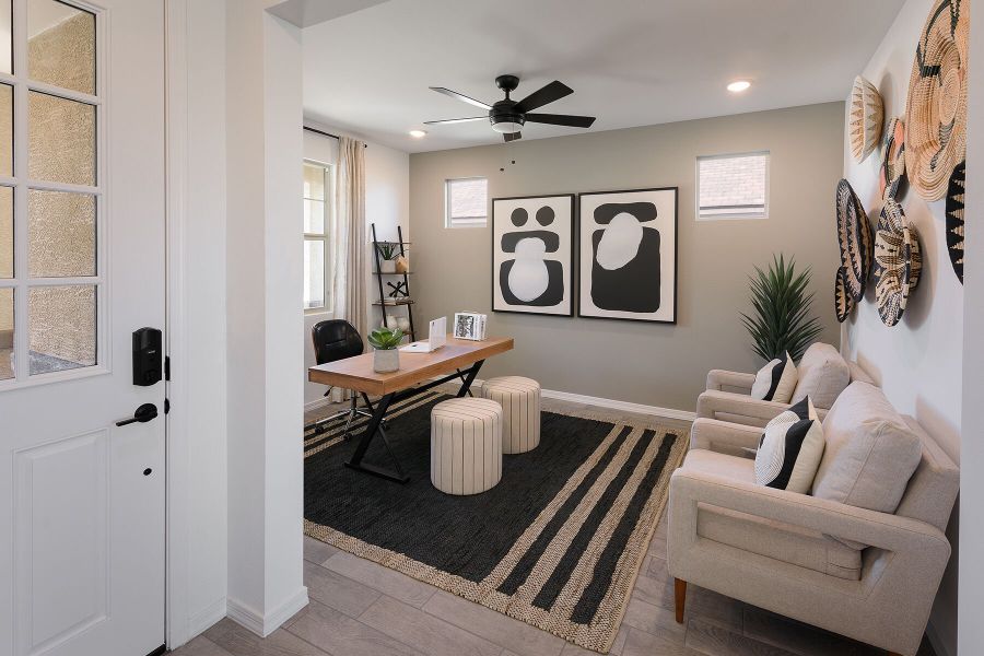 Representative furnished interior of a home built from the Sienna by Mattamy Homes in Empire Pointe, Queen Creek (Image 7).