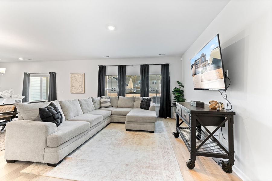 Furnished interior view inside a new home in Heron's Walk at Summers Corner, Summerville (Image 8).