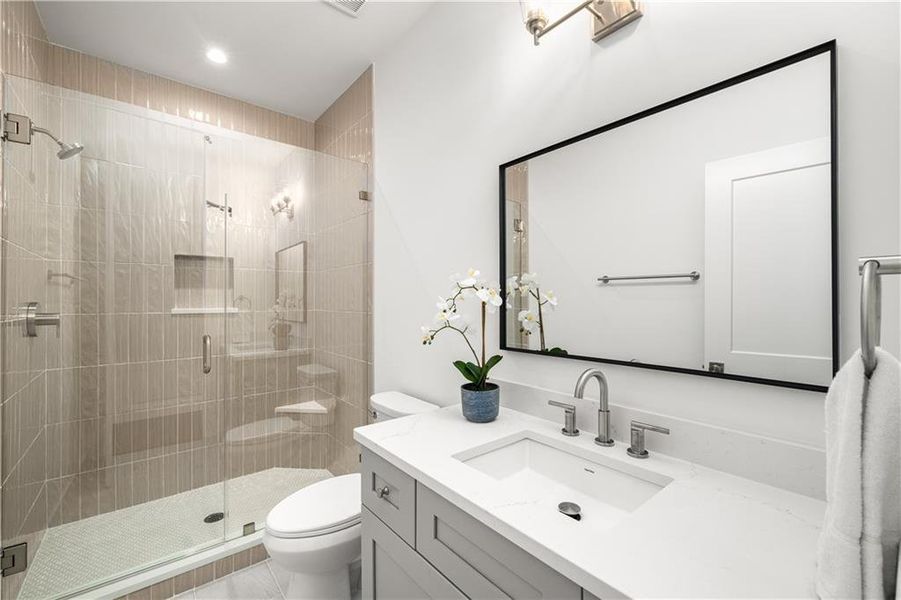 Furnished interior view inside a new home in , Powder Springs (Image 21).
