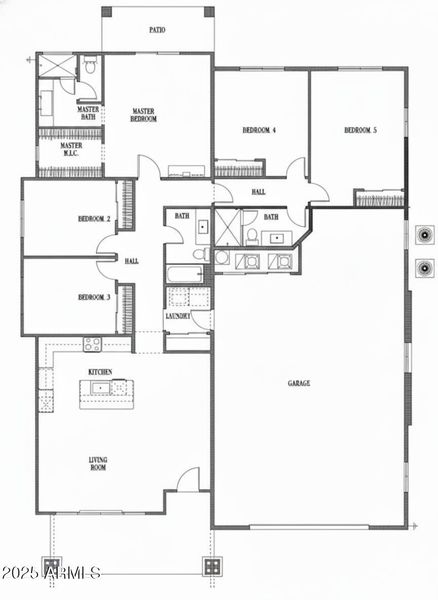 Labyrinth Floor Plan 2D 5-Bed Labyrinth Floor Plan 2D 5-Bed