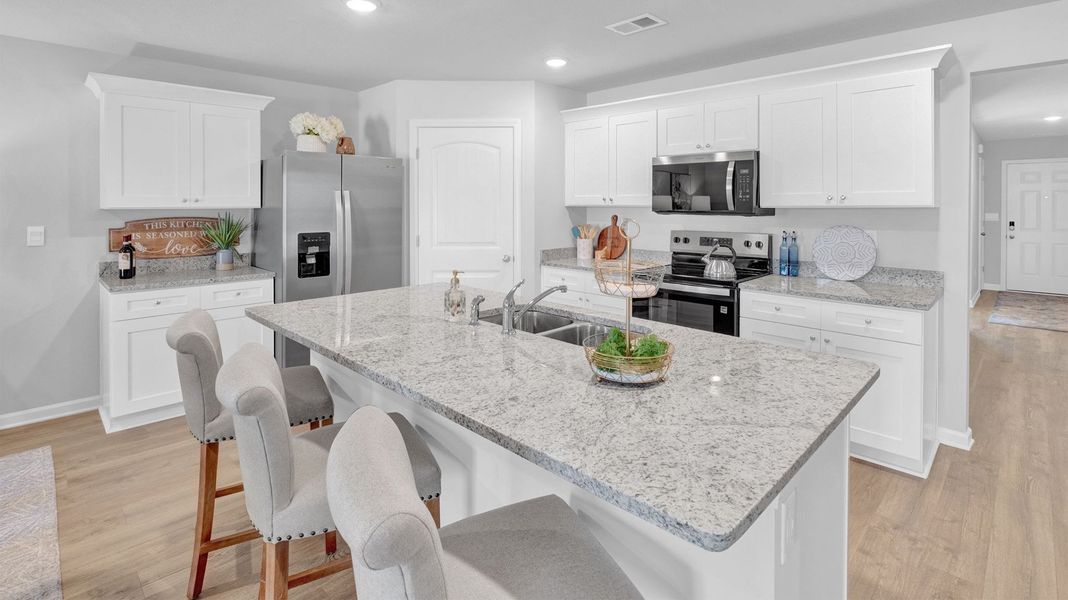 Furnished interior view inside a new home in Riggs Pointe, Millington (Image 5).