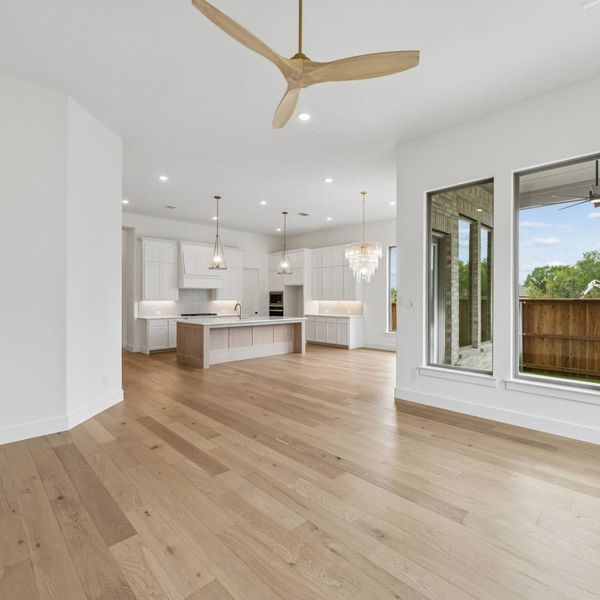 Spacious, unfurnished interior of a new home in The Parks at Wilson Creek, Celina (Image 59). Spacious, unfurnished interior of a new home in The Parks at Wilson Creek, Celina (Image 59).