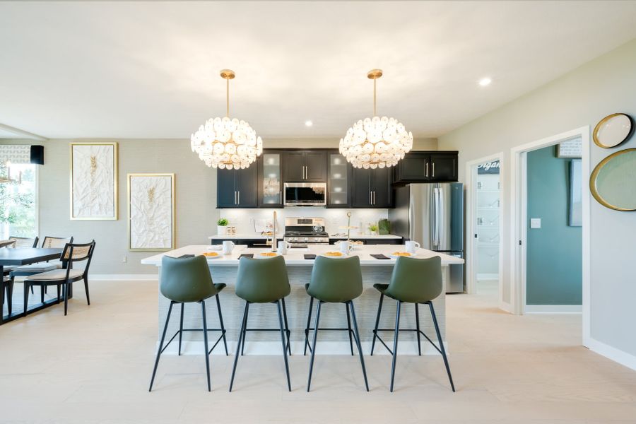 Representative furnished interior of a home built from the Avery by Fischer Homes in Twin Lakes, Hoschton (Image 47).