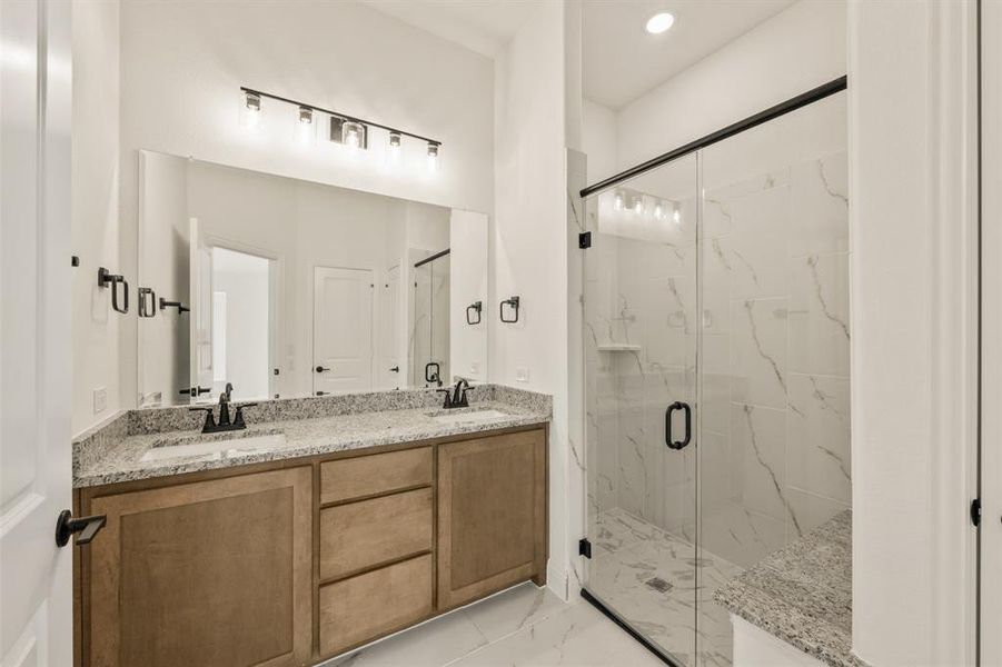 Furnished interior view inside a new home in Stone River Glen 50s, Royse City (Image 10). Furnished interior view inside a new home in Stone River Glen 50s, Royse City (Image 10).