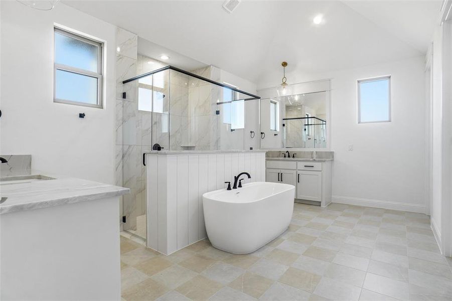 Furnished interior view inside a new home in , Godley (Image 9).